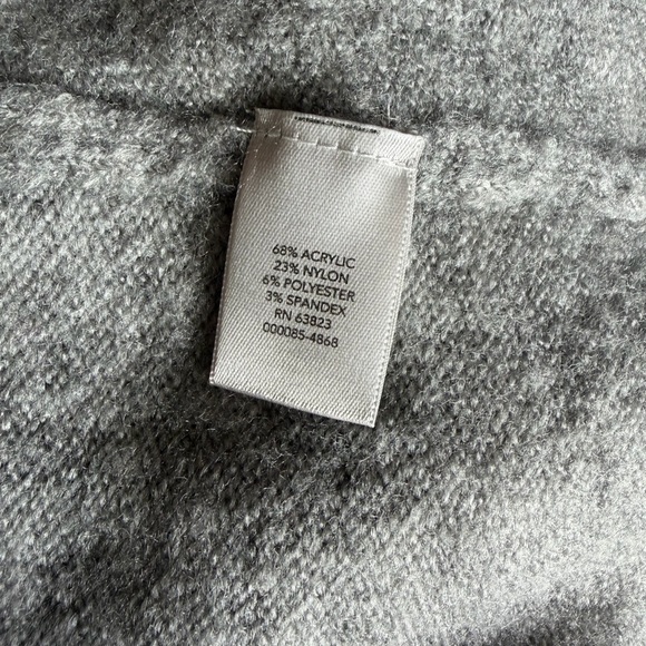 Christopher & Banks Tailored Gray Embroidered Floral Cardigan Sweater Women’s XL - Picture 9 of 10